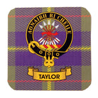 Clan Crest Drink Coaster - Taylor