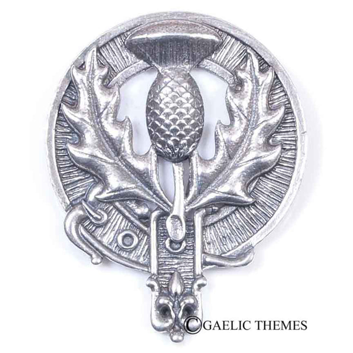 Clan Crest Cap Badge - Thistle