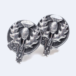 Clan Crest Cufflinks - Thistle