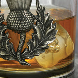 Thistle Pewter Whisky Glass Full