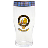 Clan Crest Beer Glass - Thomson