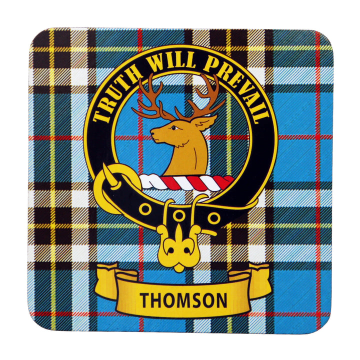 Clan Crest Drink Coaster - Thomson
