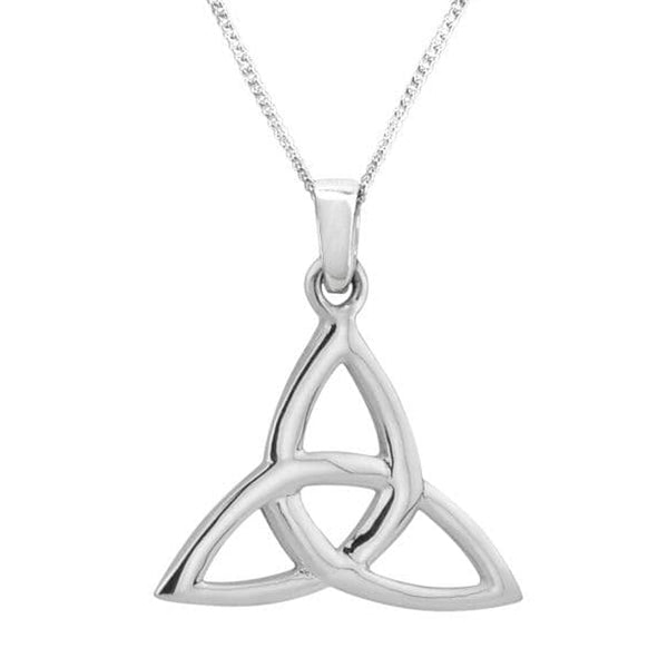Trinity Knot Silver Plated Pendant