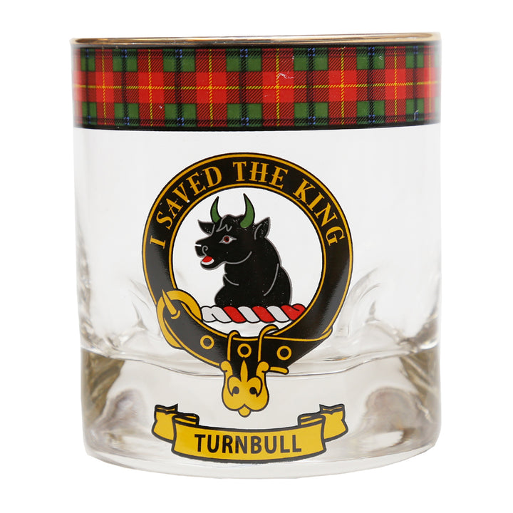 Clan Crest Whisky Glass - Turnbull