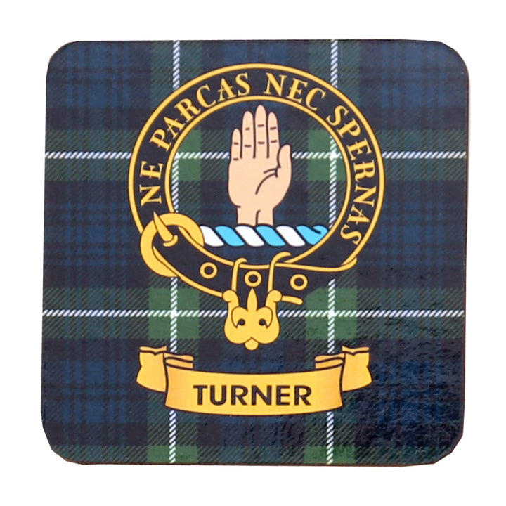 Clan Crest Drink Coaster - Turner