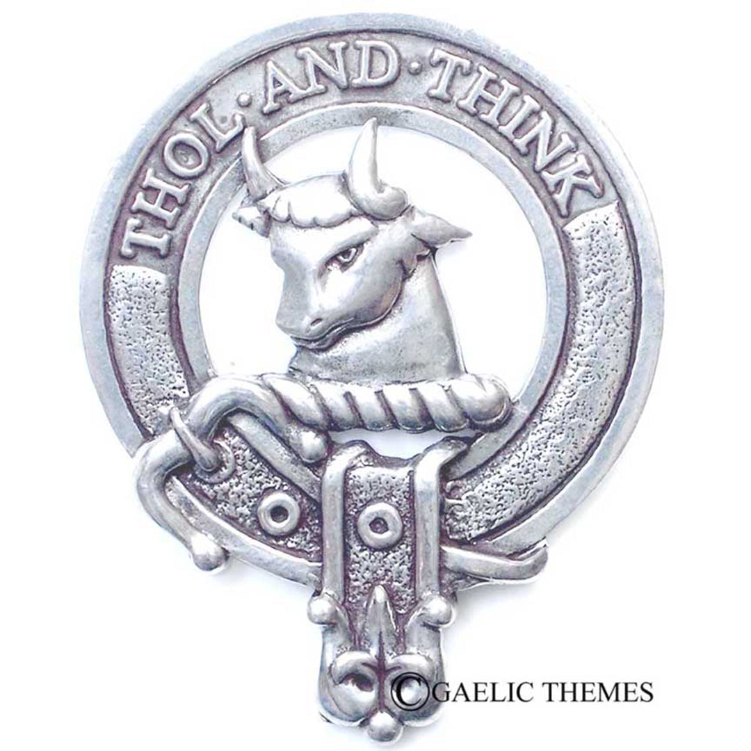 Clan Crest Cap Badge - Tweedie