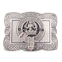 Clan Crest Belt Buckle - Urquhart