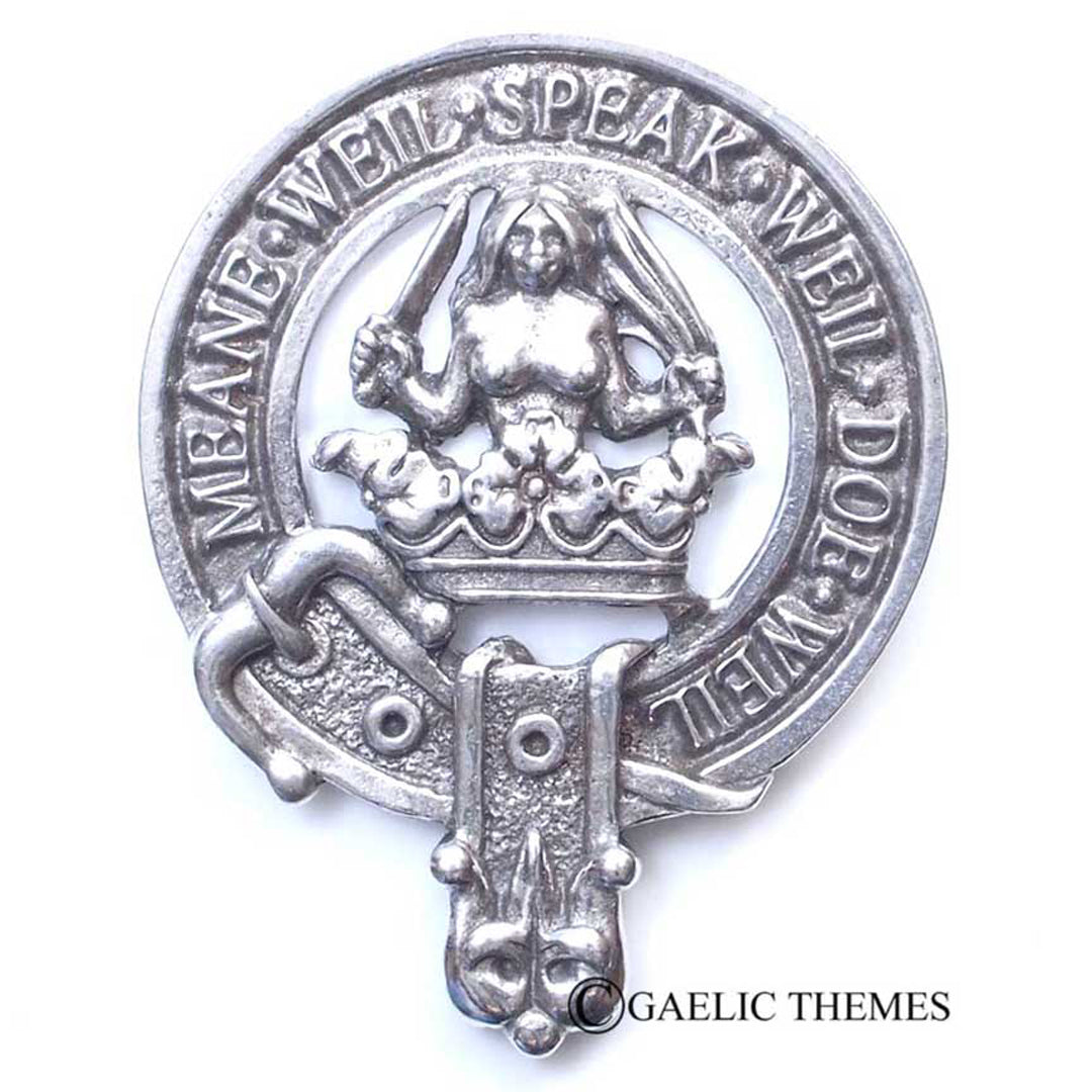 Clan Crest Cap Badge - Urquhart
