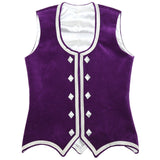 Velvet - Bright Purple Highland Vest