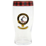 Clan Crest Beer Glass - Wallace