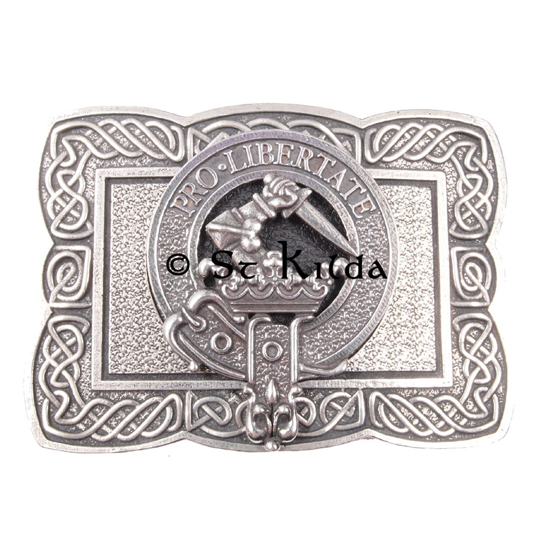 Clan Crest Belt Buckle - Wallace
