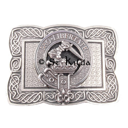 Clan Crest Belt Buckle - Wallace