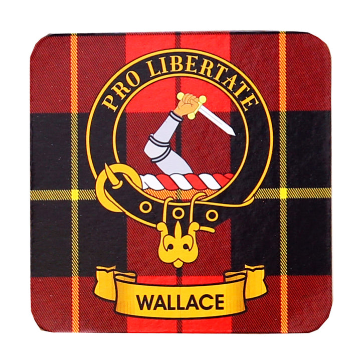 Clan Crest Drink Coaster - Wallace