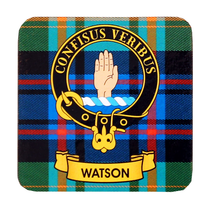 Clan Crest Drink Coaster - Watson