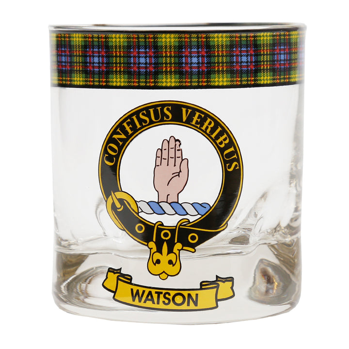 Clan Crest Whisky Glass - Watson
