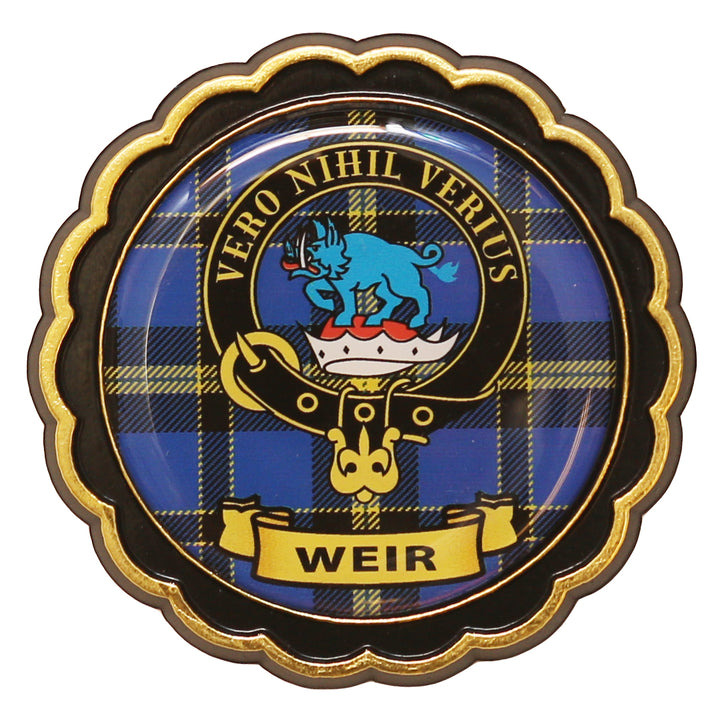 Clan Crest Fridge Magnet - Weir