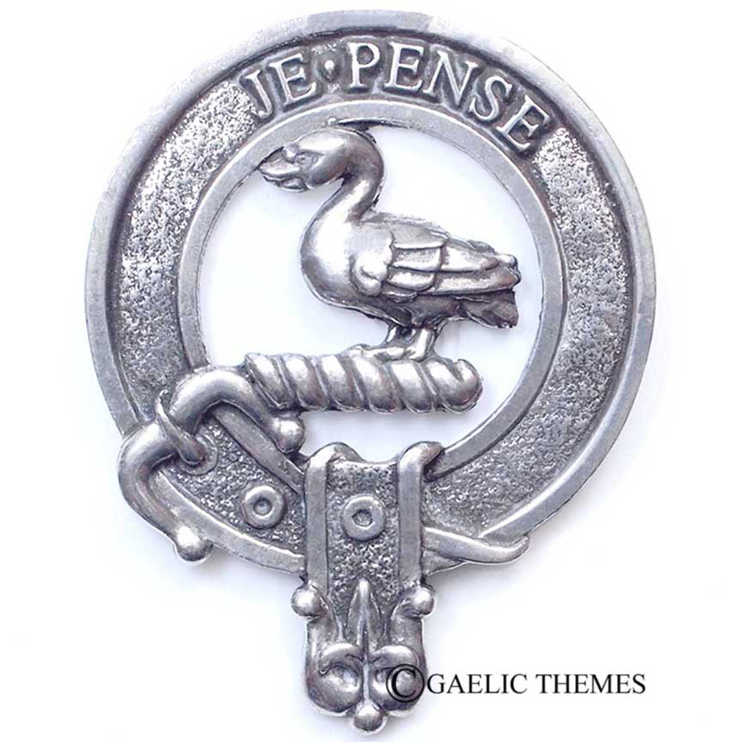 Clan Crest Cap Badge - Wemyss