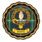 Clan Crest Fridge Magnet - White