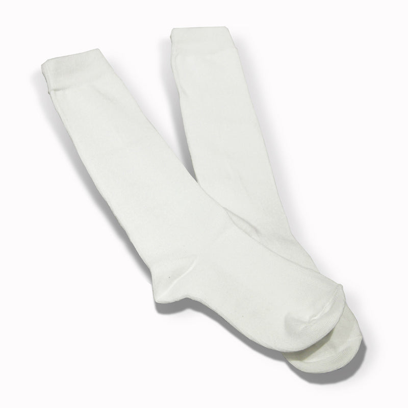 ●GLOWNY● POSH LACE KNEE SOCKS WHITE GY25HSSO001 POSH LACE KNEE SOCKS (WHITE) - GLOWNY