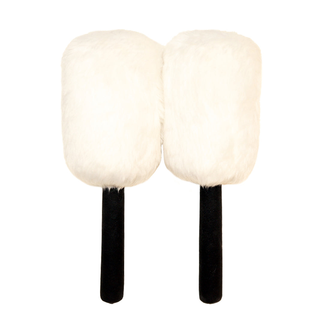 White Small Beat Street Bass Sticks