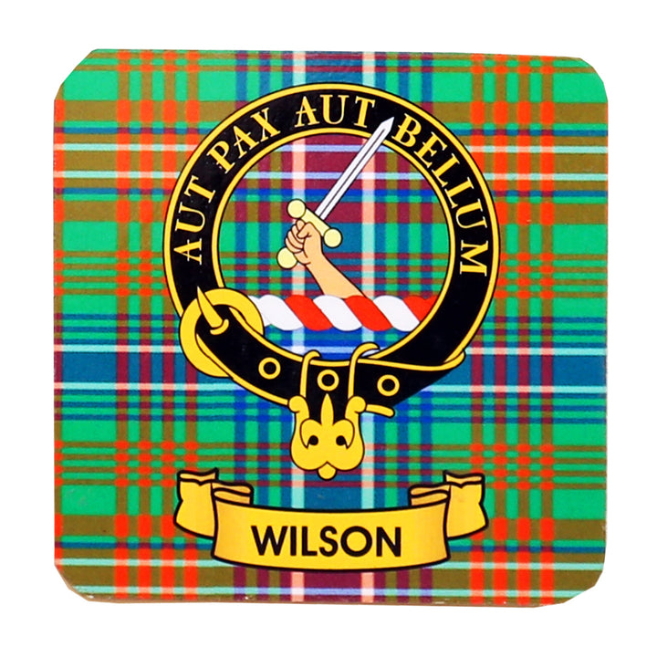 Clan Crest Drink Coaster - Wilson