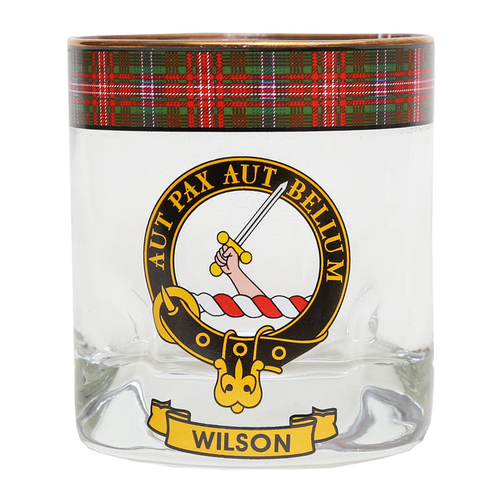 Clan Crest Whisky Glass - Wilson