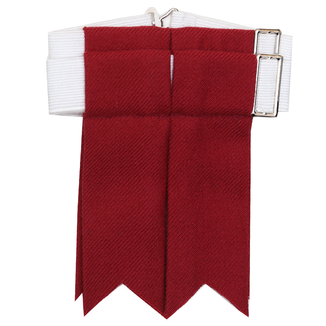 Wool Flashes - Muted Red